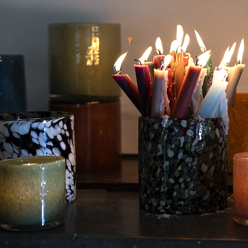 ByOn Calore lyslykt 10x10 cm oliven