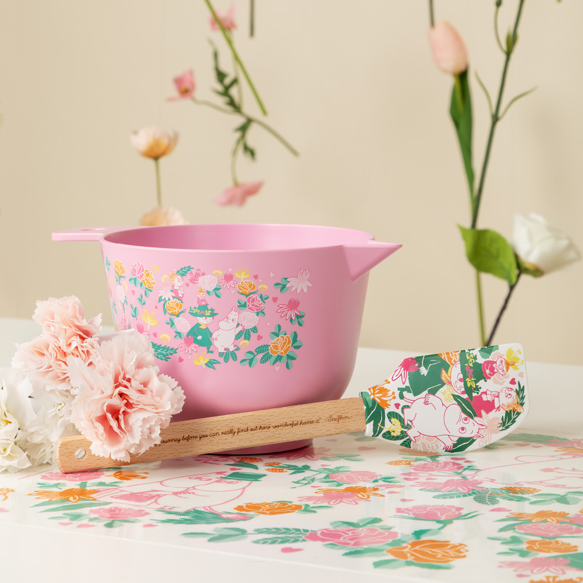 Martinex Mummi bakeunderlag 45x35 cm hjertevenn