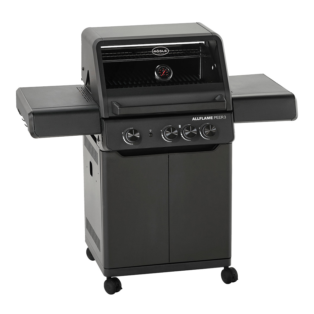 Rösle - AllFlame Peer 3 Kaasugrilli 13500W Musta