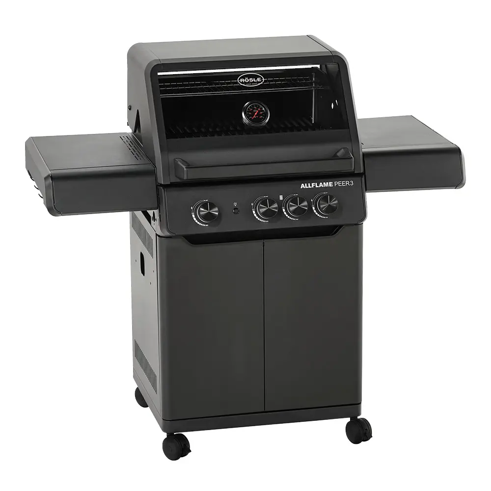 AllFlame Peer 3 gassgrill 13500W svart