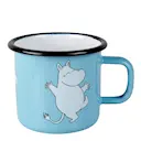 Mumin Emaljmugg Mumintrollet 25 cl Blå