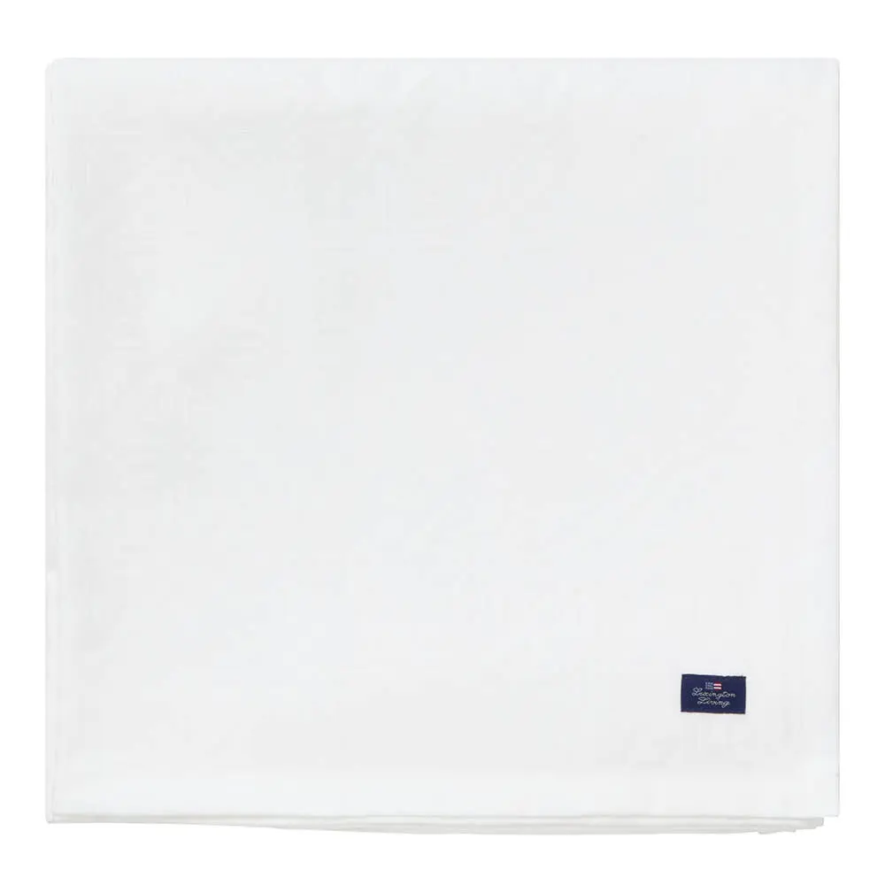 Lexington Pöytäliina jacquard 150x250 cm Valkoinen