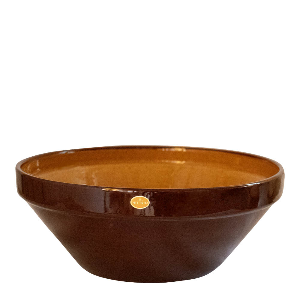 Nittsjö Bunke mellan 26 cm ljusbrun