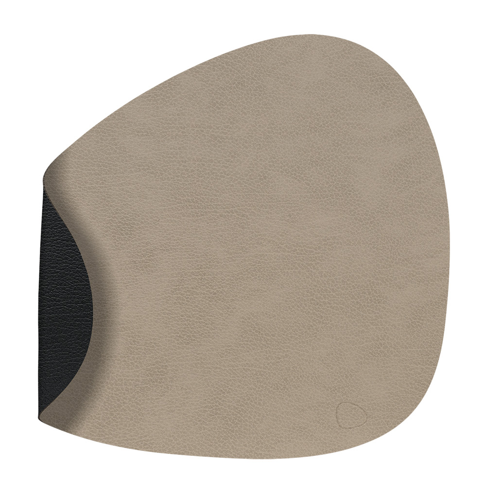 LIND DNA - Curve Bull Pöytätabletti kaksipuolinen 37x44 cm Warm Grey/Black