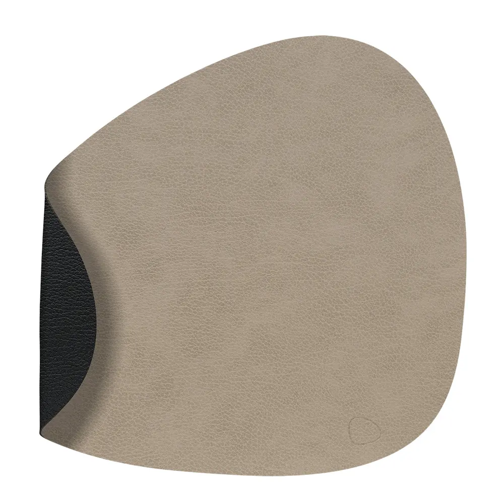 Curve Bull Pöytätabletti kaksipuolinen 37x44 cm Warm Grey/Black