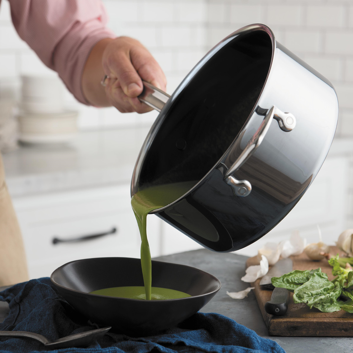 Hestan Nanobond kasserolle med lokk 3,3L stål