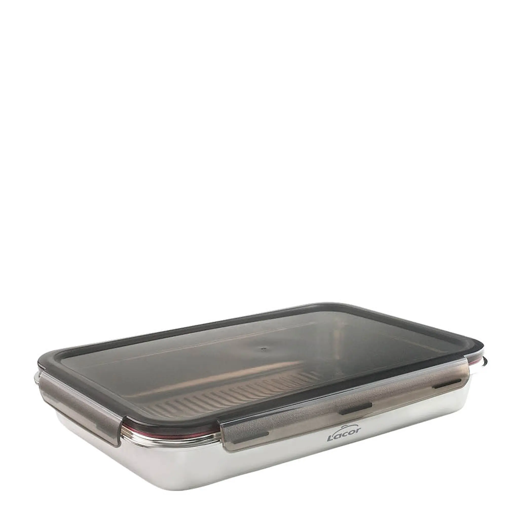 Lacor Matboks mikrobølgesikker tett lokk 3,5L stål