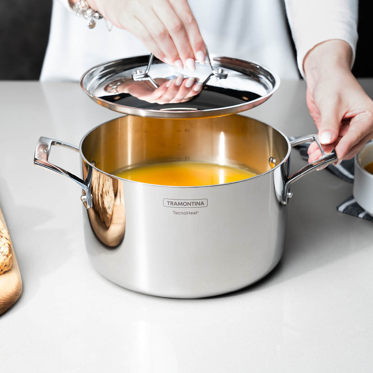 Tramontina Grano gryta 3,8 L stål