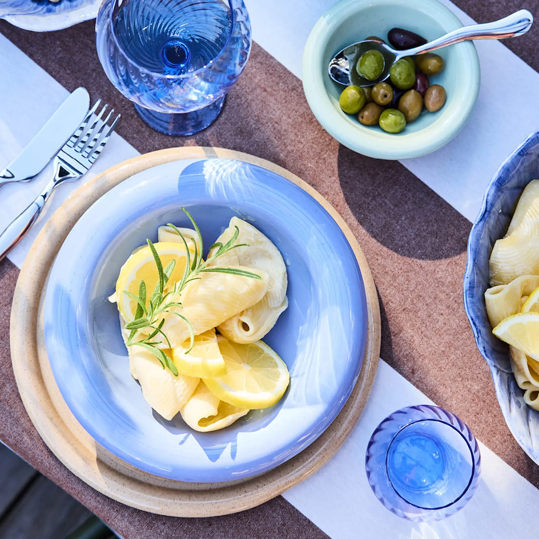 ByOn Bubba oyster duk 150x280 cm brun