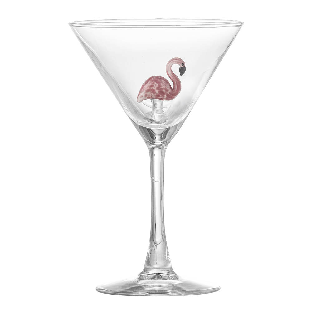 Bloomingville Misa cocktailglass 17 cl klar/rosa