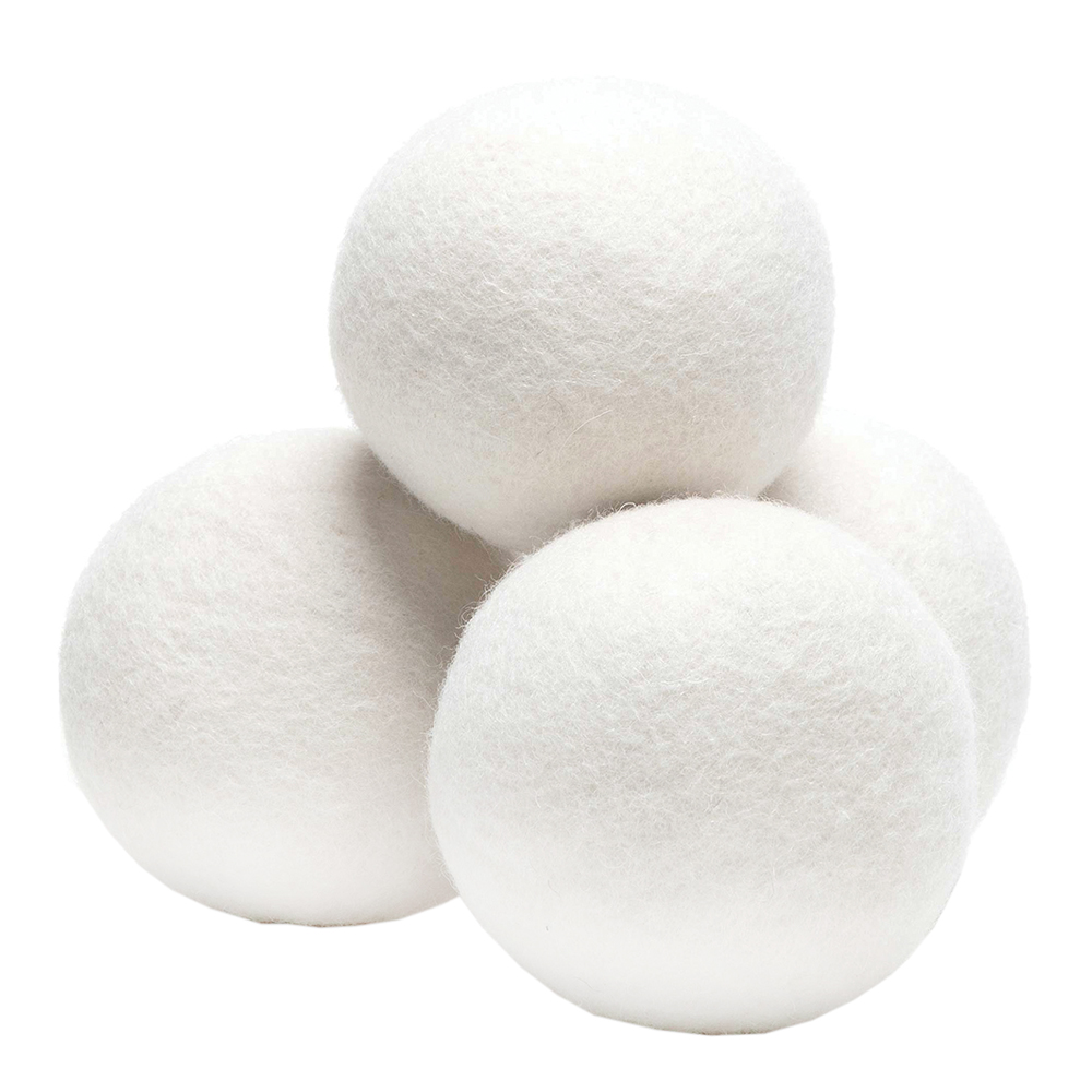 Steamery Torkbollar i ull för torktumlare 4-pack vit