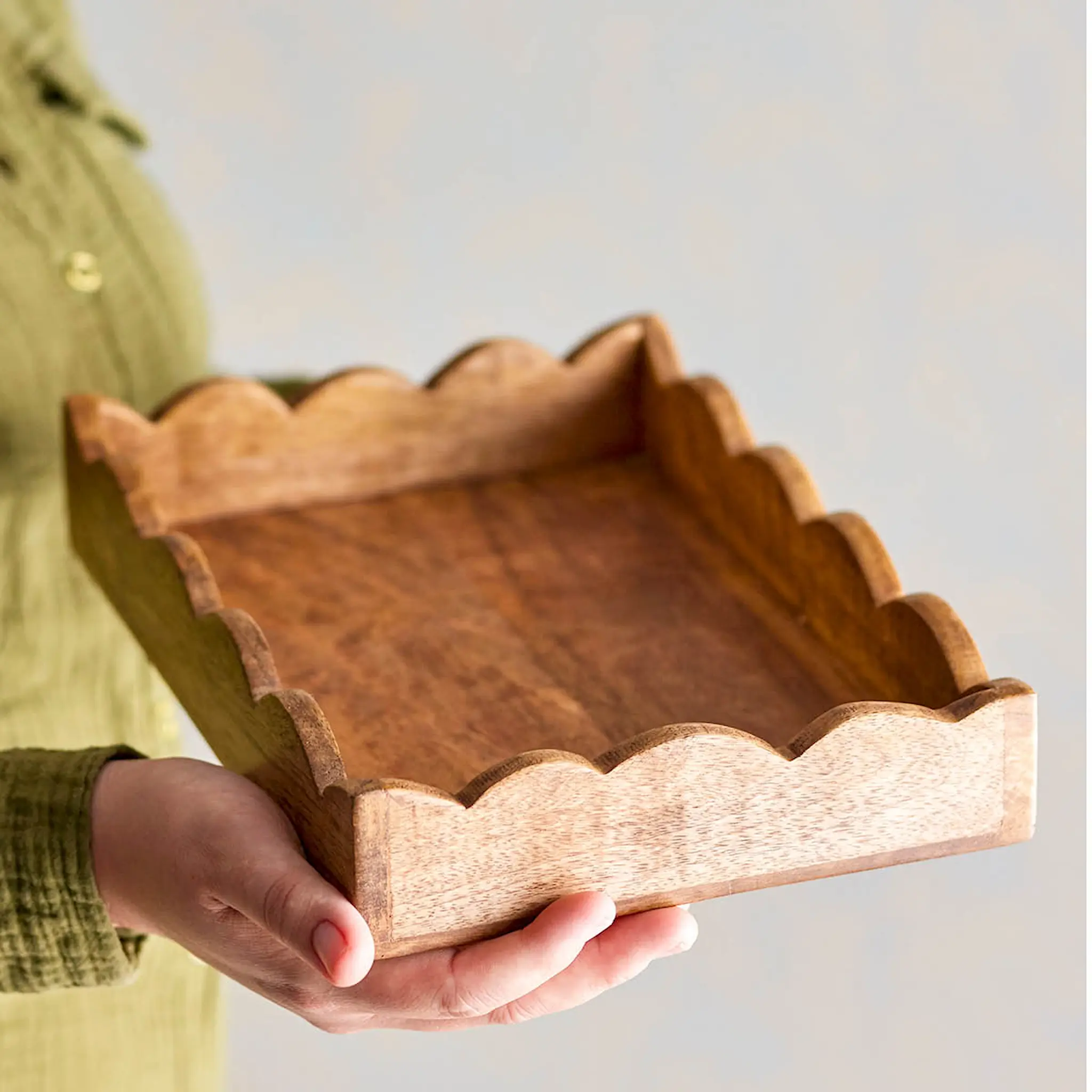 Bloomingville Serveringsbricka Namira 30x19 cm mangoträ