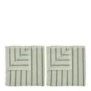 Arto gästhandduk 50x30 cm 2-pack grön