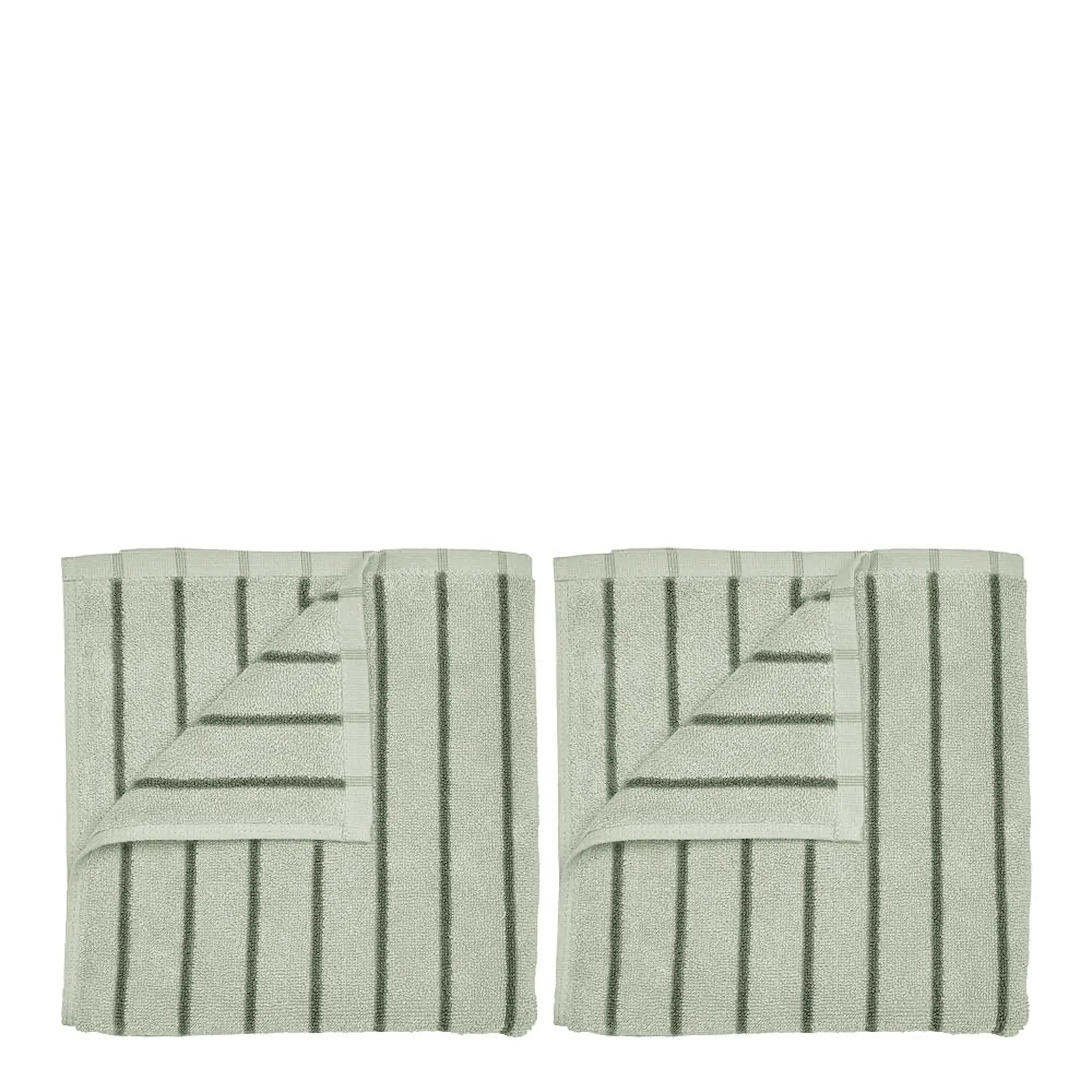 Blomus Arto gästhandduk 50x30 cm 2-pack grön