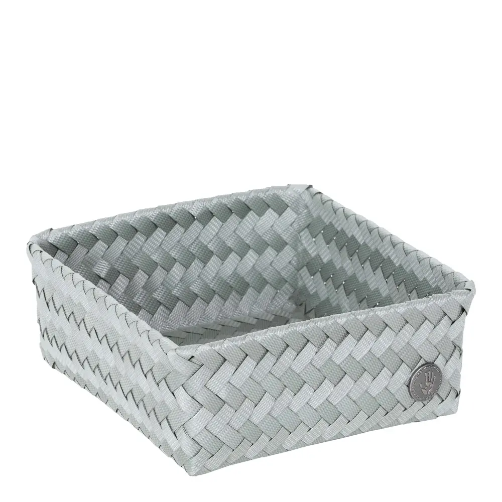 Fit Square oppbevaringskurv 18x18x7 cm eucalyptus