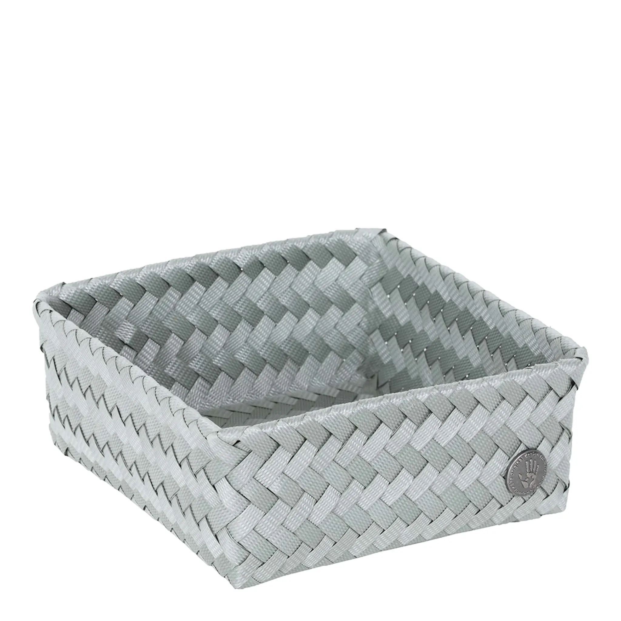 Handed By Fit Square oppbevaringskurv 18x18x7 cm eucalyptus