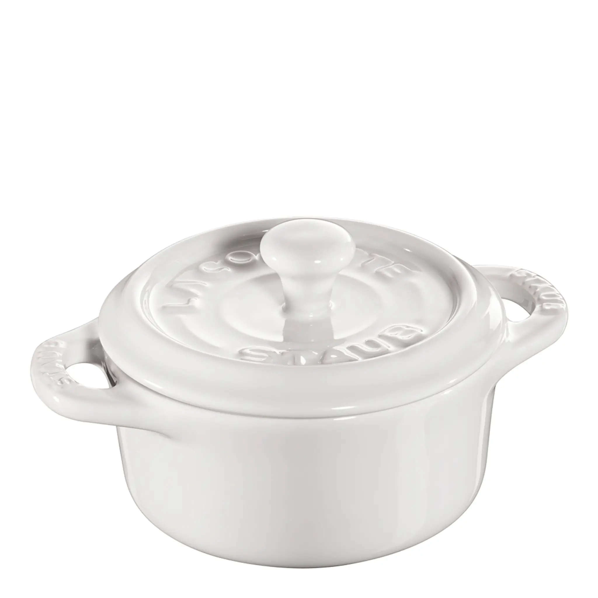 Staub Minigryta i stengods 0,2 L 10 cm Vit