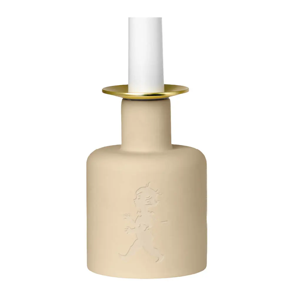 Solstickan Kynttilänjalka 10x7 cm Beige