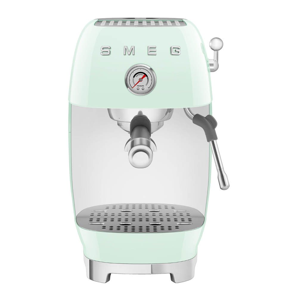 Smeg Smeg manuell espressomaskin med Cold Brew ECF03 pastellgrön