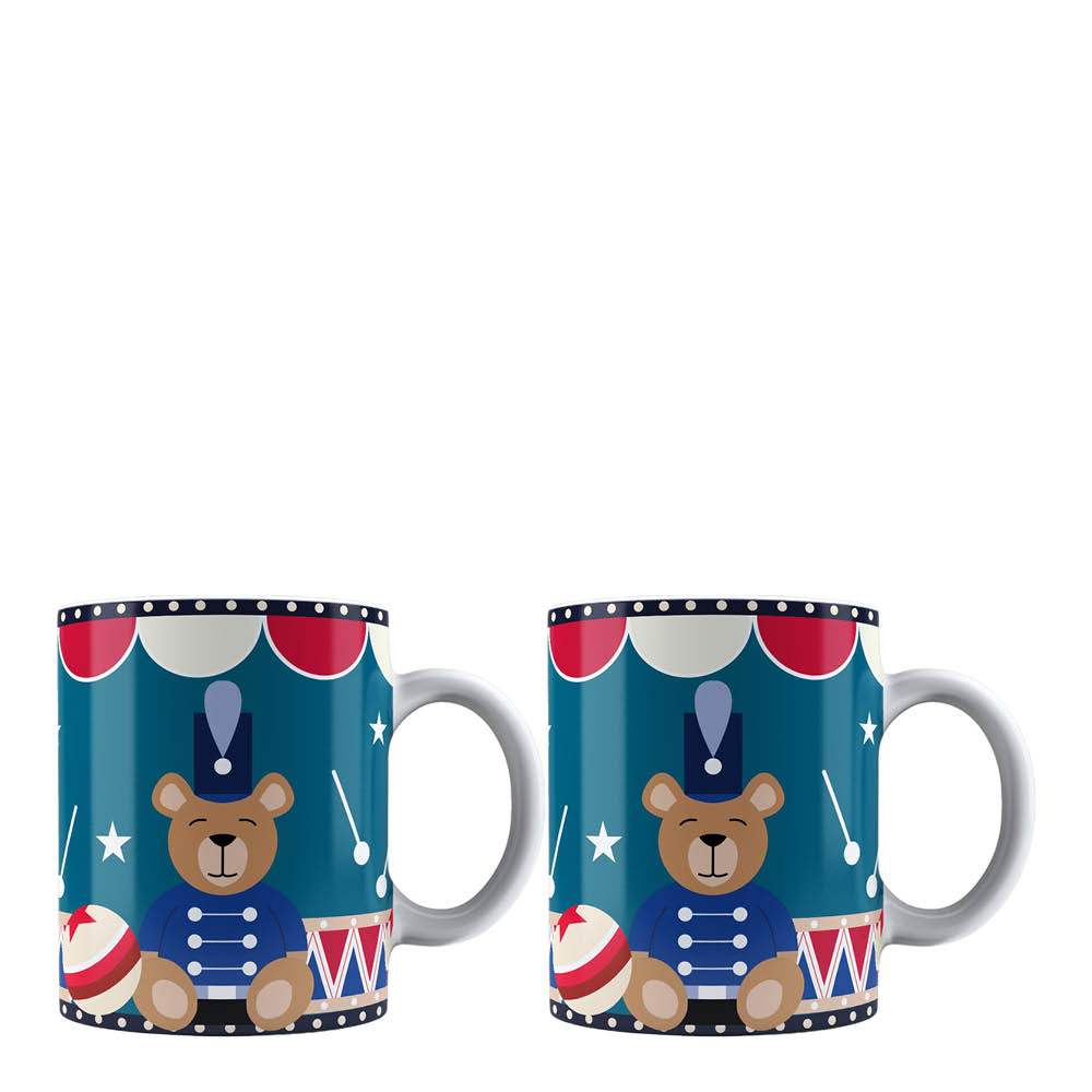 Bialetti Joyful krus 2 stk 33 cl blå