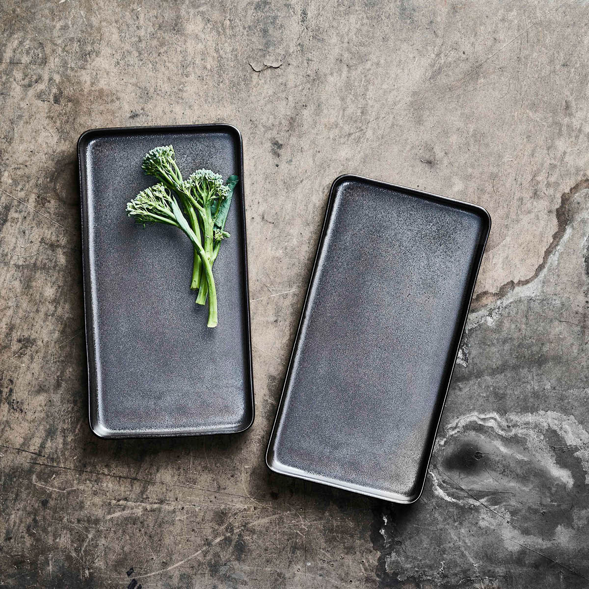 Aida RAW Metallic Brown fat 34x18 cm