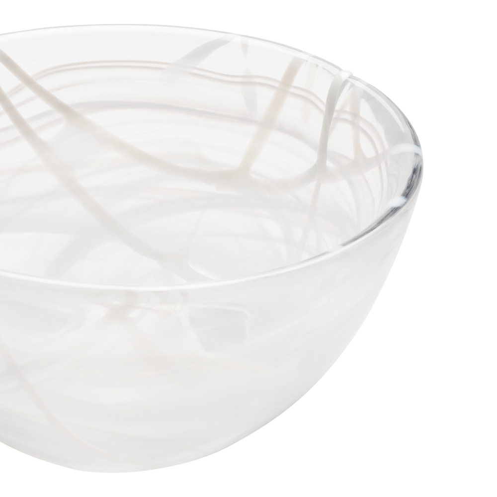 Kosta Boda Contrast Skål 16 cm Vit