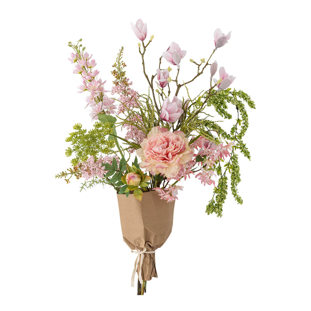 Bloomingville Breeze bukett kunstige blomster 138 cm rosa