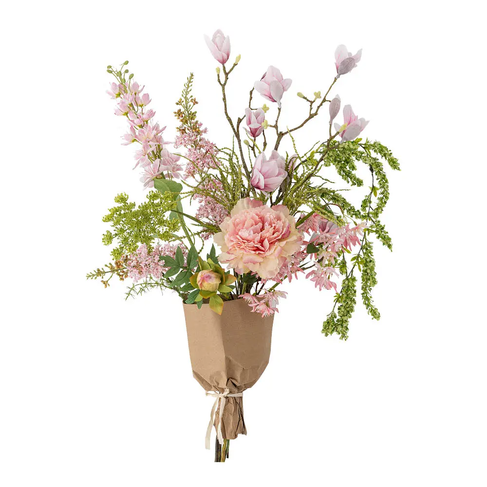 Breeze bukett kunstige blomster 138 cm rosa