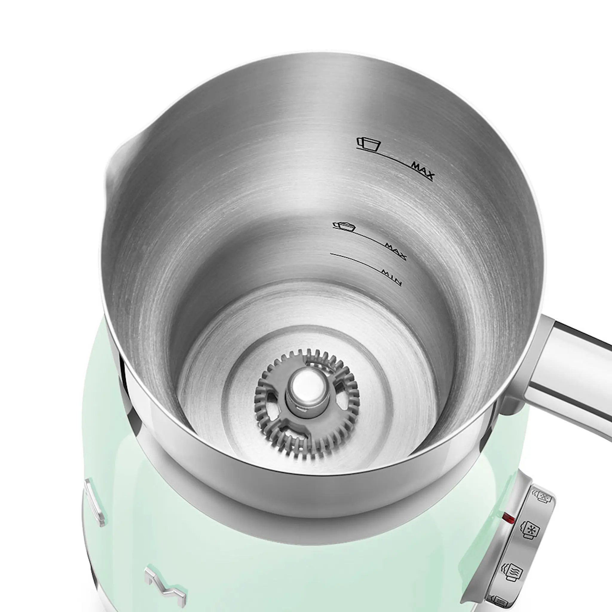 Smeg Melkeskummer MFF11 0,6L pastellgrønn