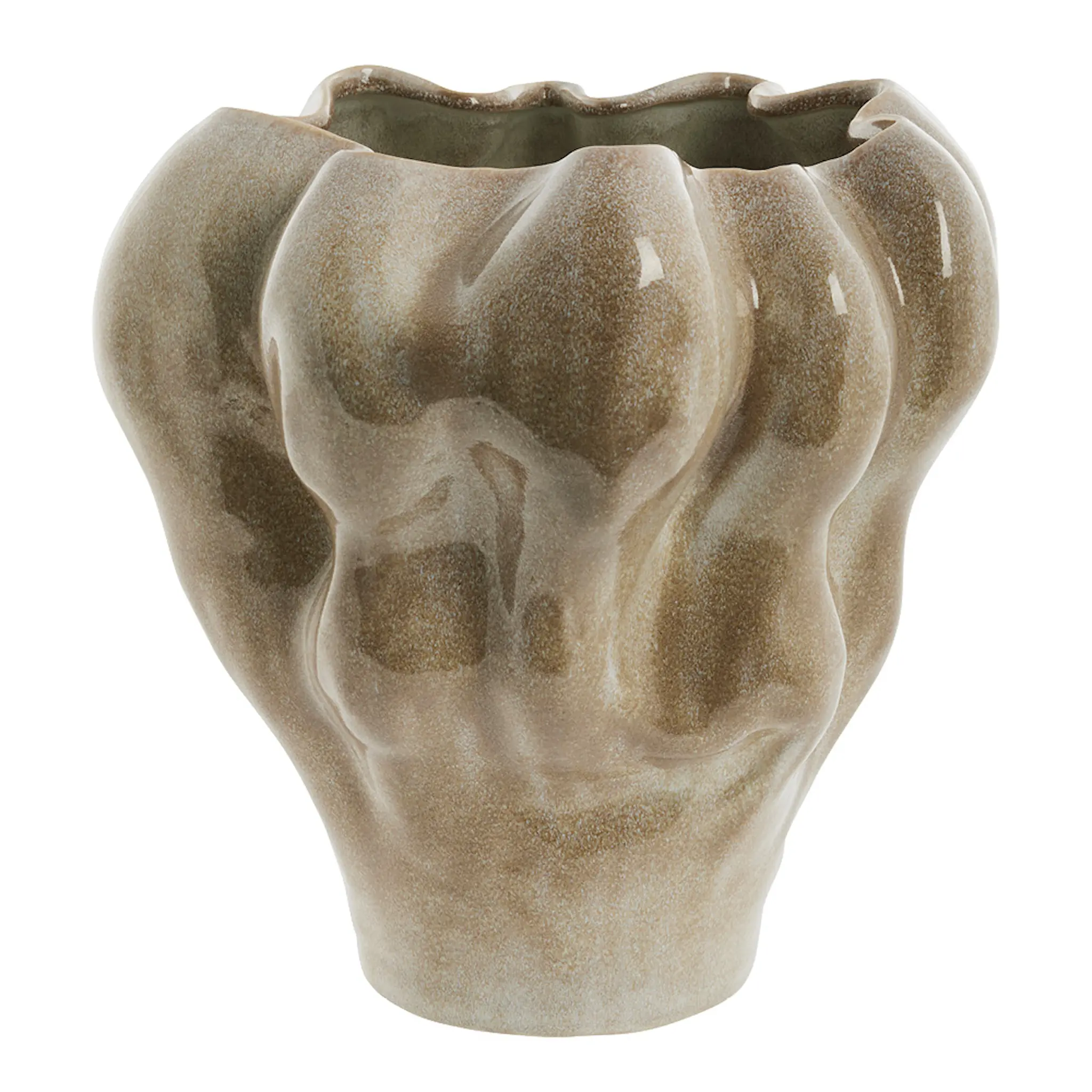 Lene Bjerre Viola vas 30x33 cm sand