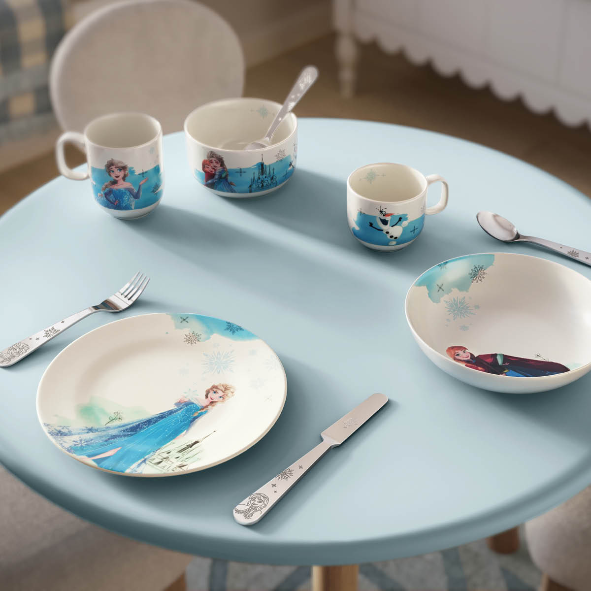 Villeroy & Boch Kiddy Disney barnesett 3 deler Frozen
