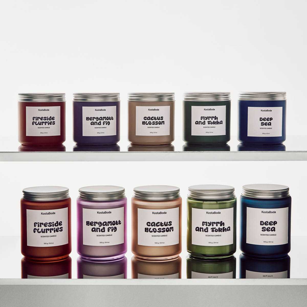 Kosta Boda Mind TUoksukynttilä 10 cm Fireside flurries