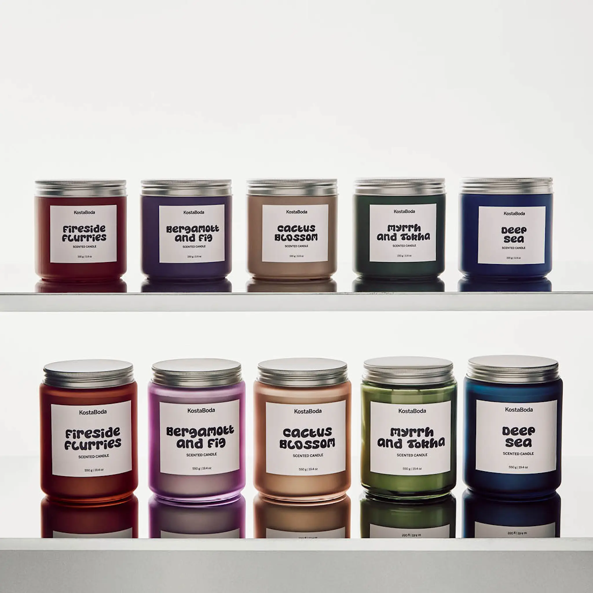 Kosta Boda Mind TUoksukynttilä 10 cm Fireside flurries