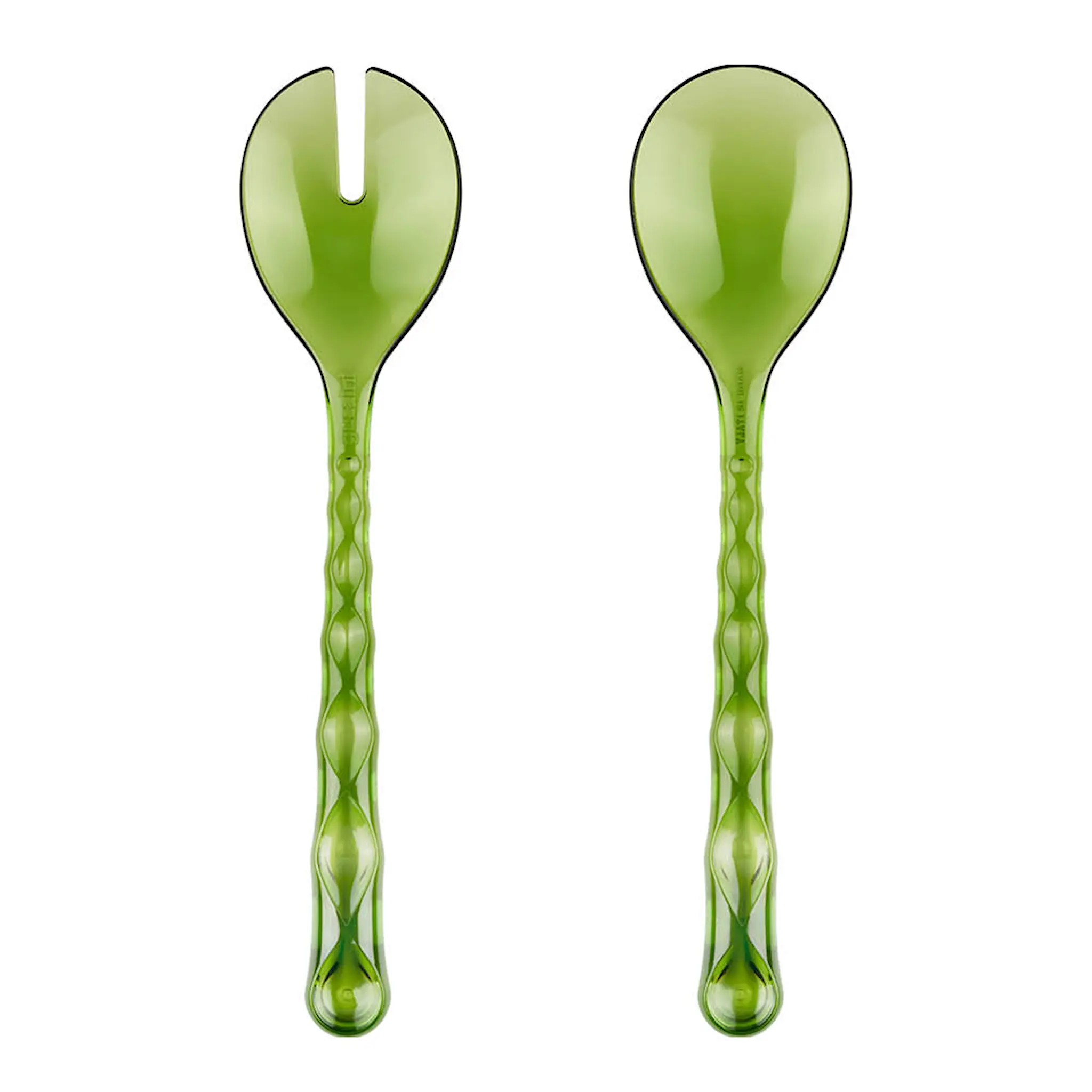 Guzzini Vanity salladsbestick 2-pack bioplast Water lily green