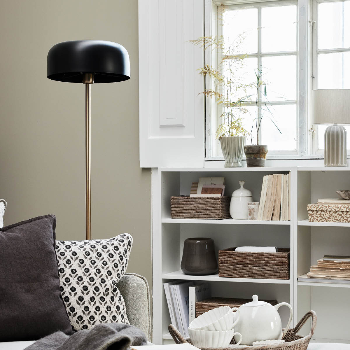 Lene Bjerre Sofillia Lattiavalaisin 150x28 cm Musta