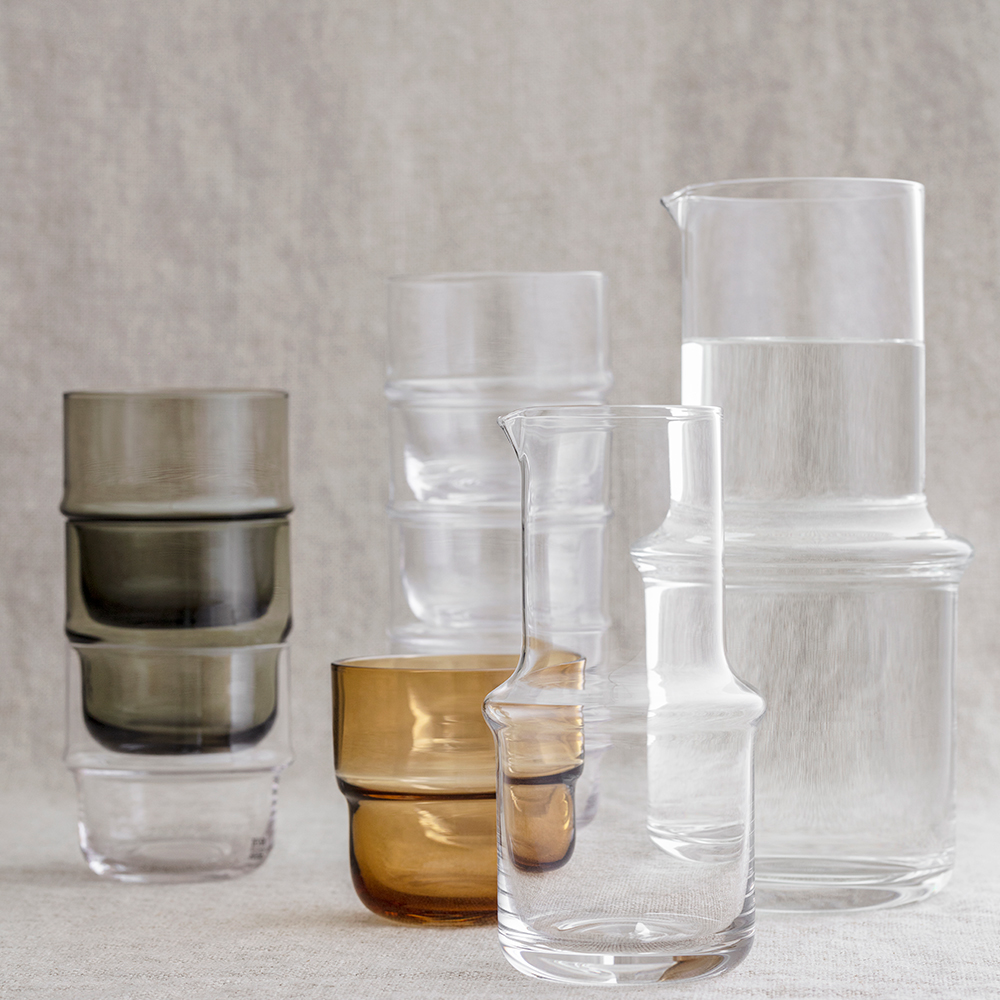 Design House Stockholm Unda Glas 2-pack Grå