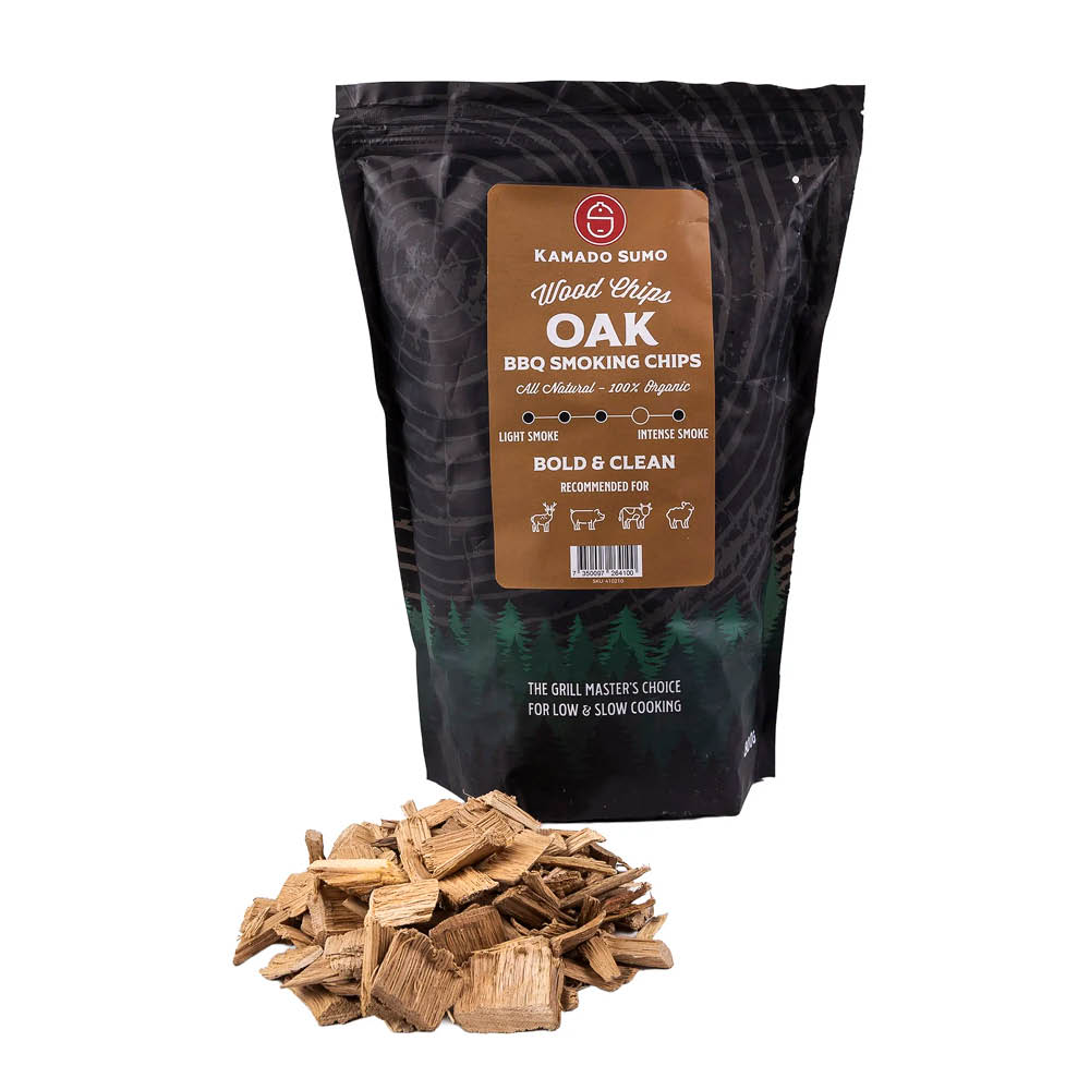 Kamado SUMO Wood Chips røykeflis 800 g eik