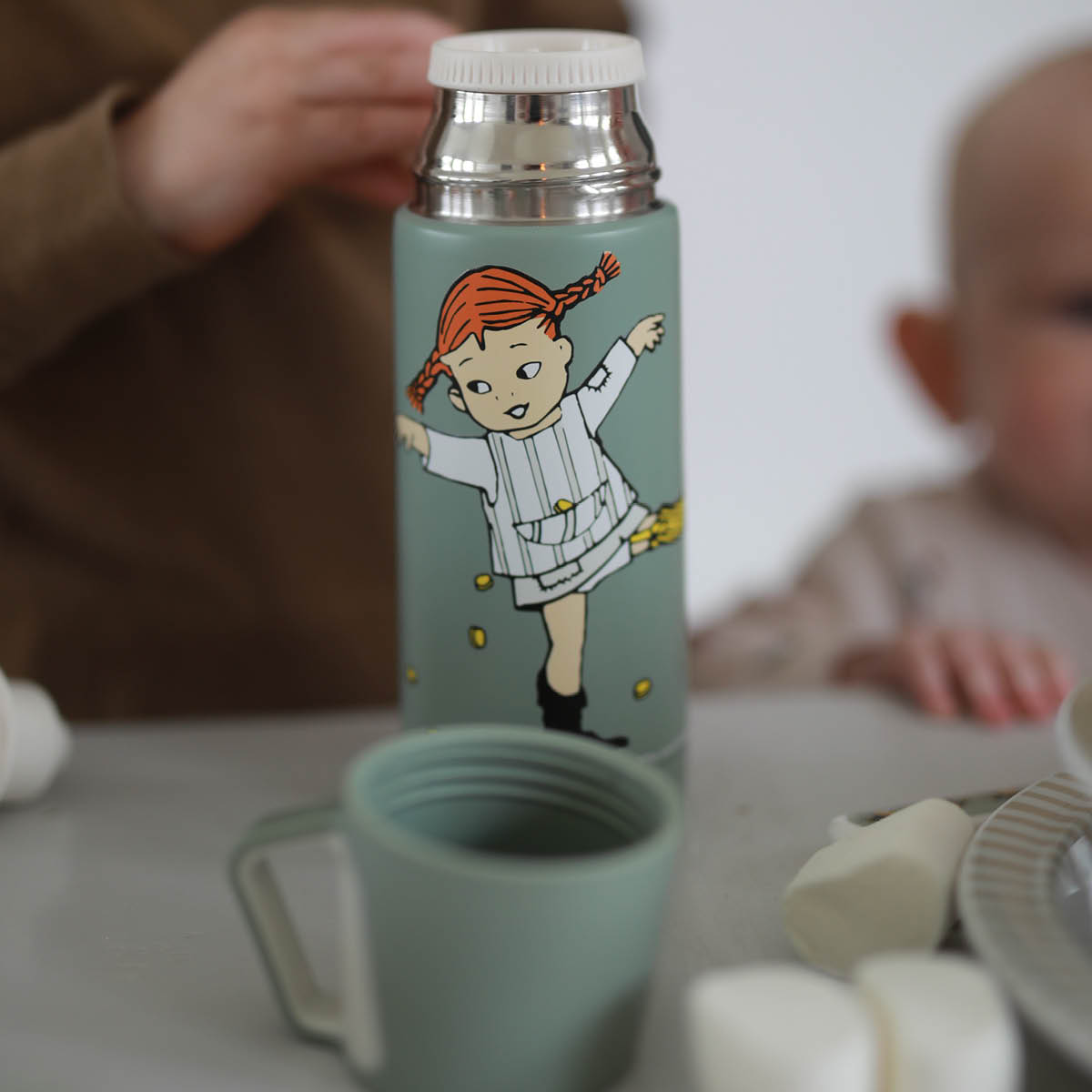 Rätt Start Peppi Pitkätossu Termos 0,35 L Vihreä