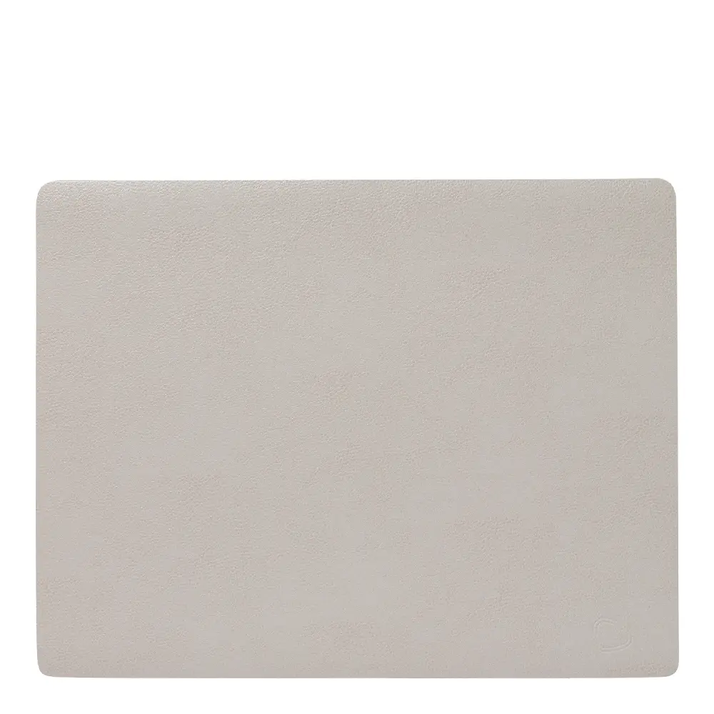 Square Leather Serene Pöytätabletti 35x44 cm Cream