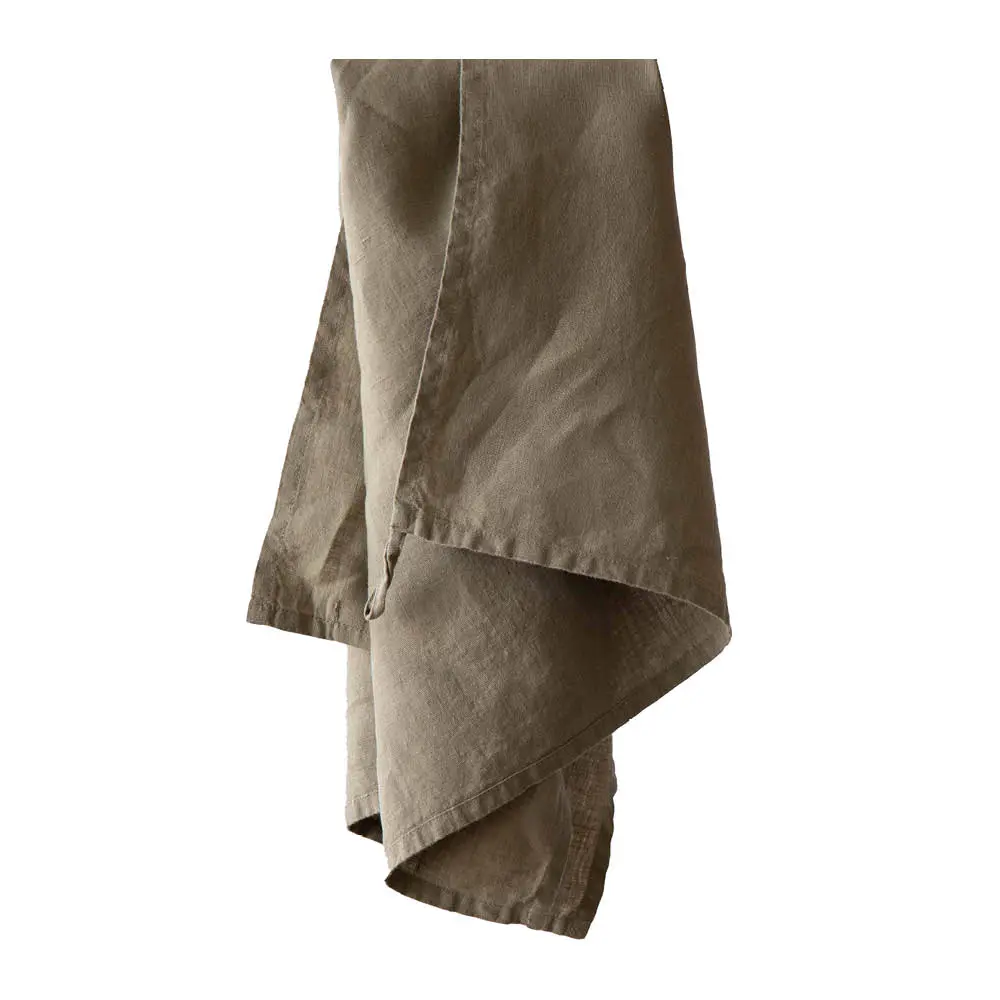Keittiöpyyhe pellava 50x70 cm Olive