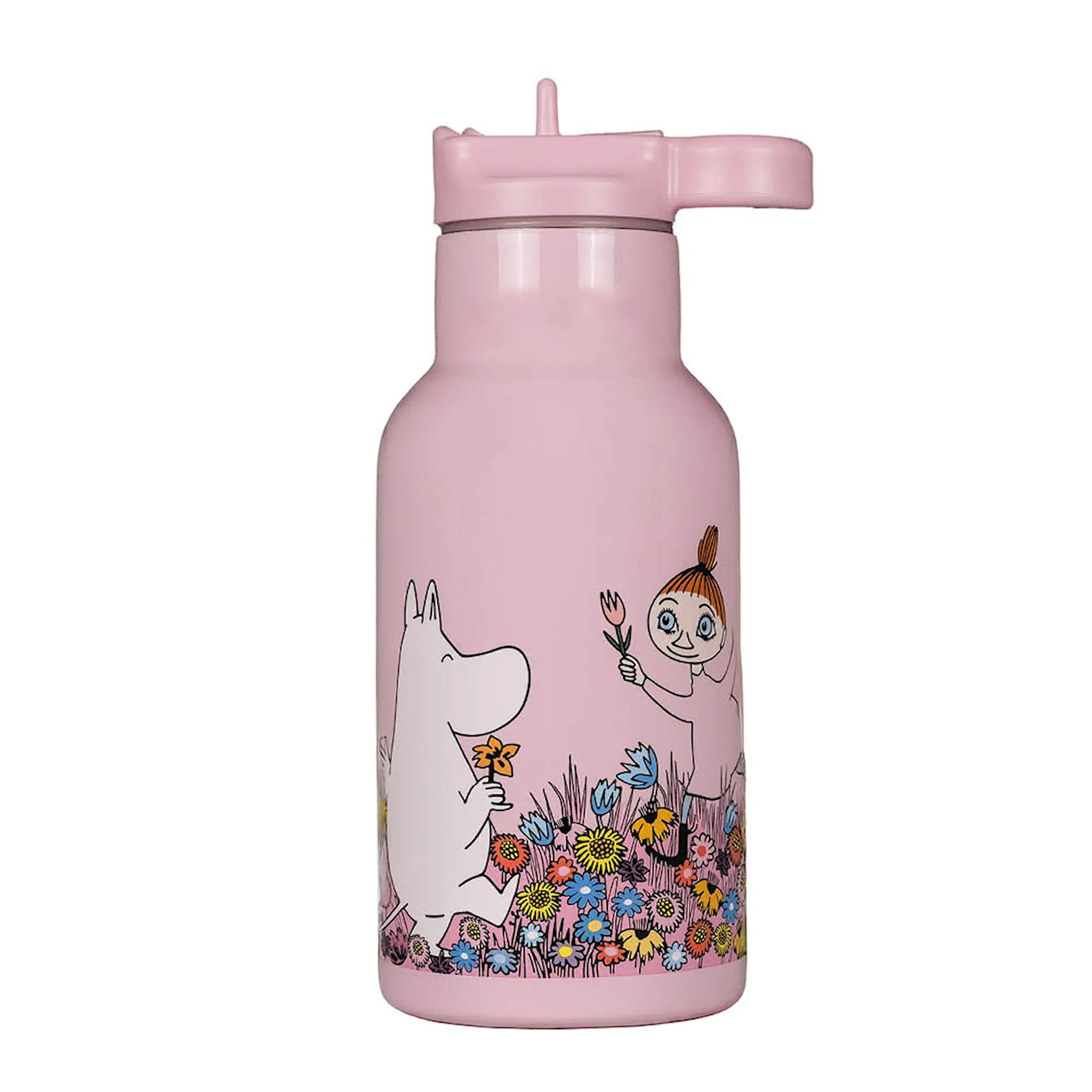 Rätt Start Mumin vattenflaska 0,34 L Äng rosa