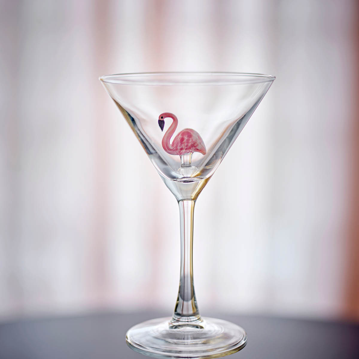 Bloomingville Misa cocktailglass 17 cl klar/rosa