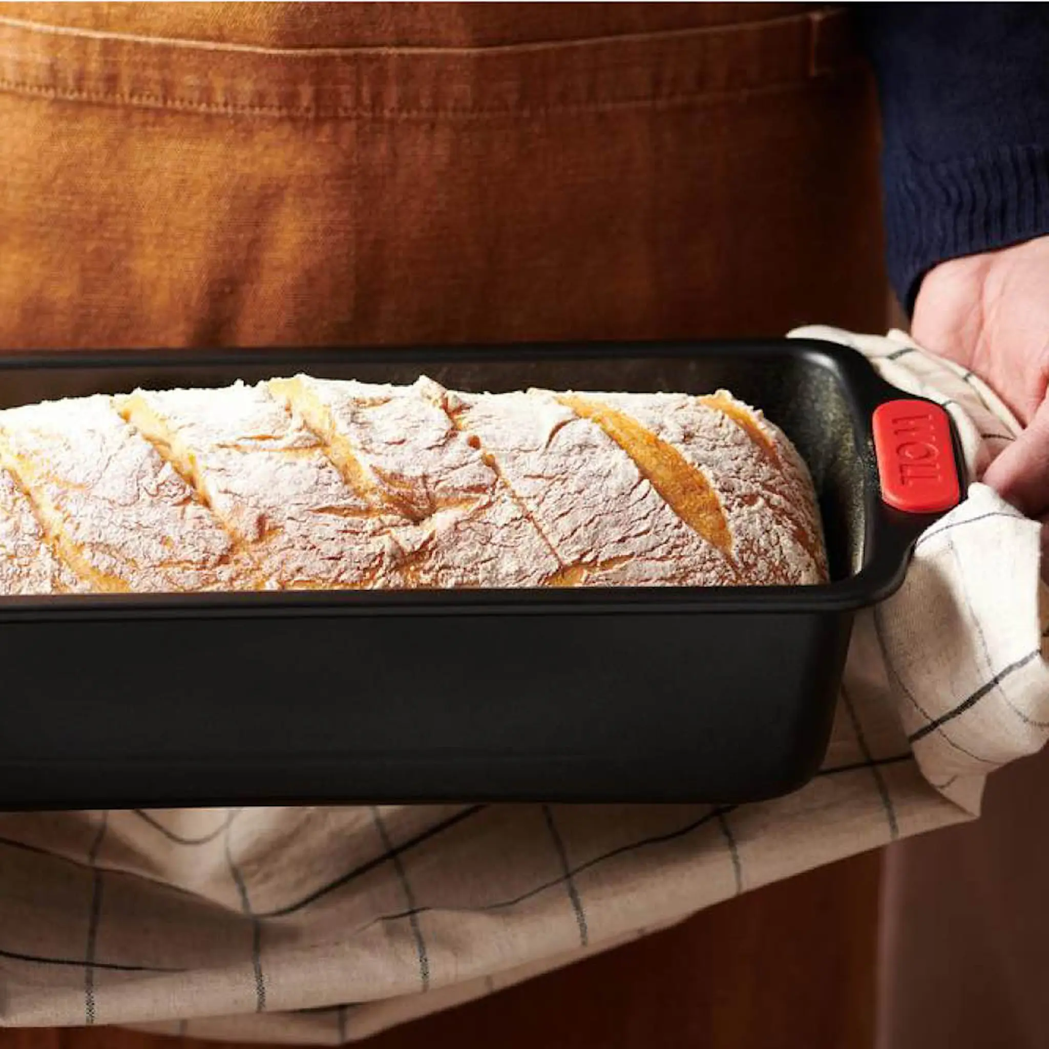 Woll Bake It brödform 2,7 L 2-pack svart/röd