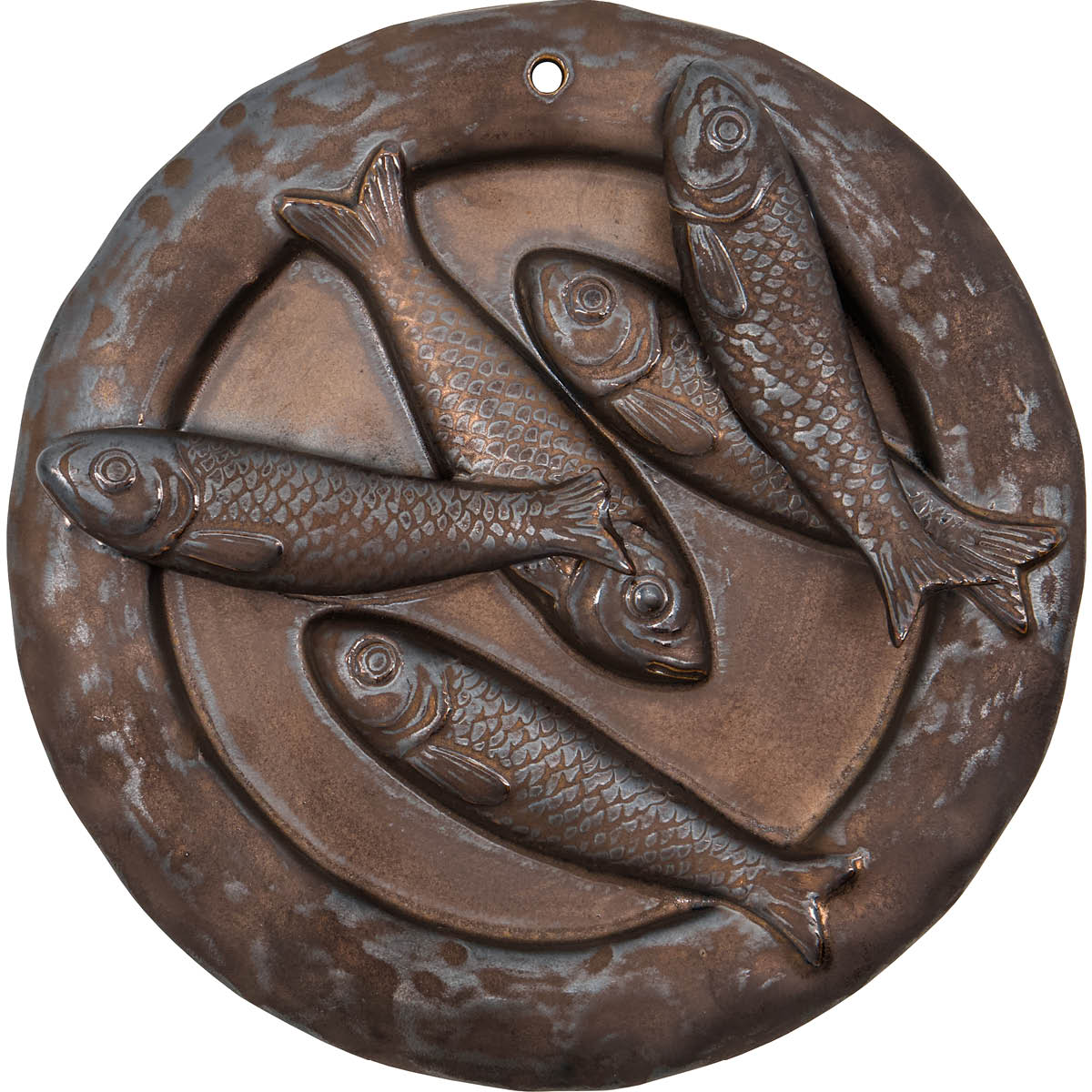 House Doctor Plate väggkonst 20 cm 3 delar brun