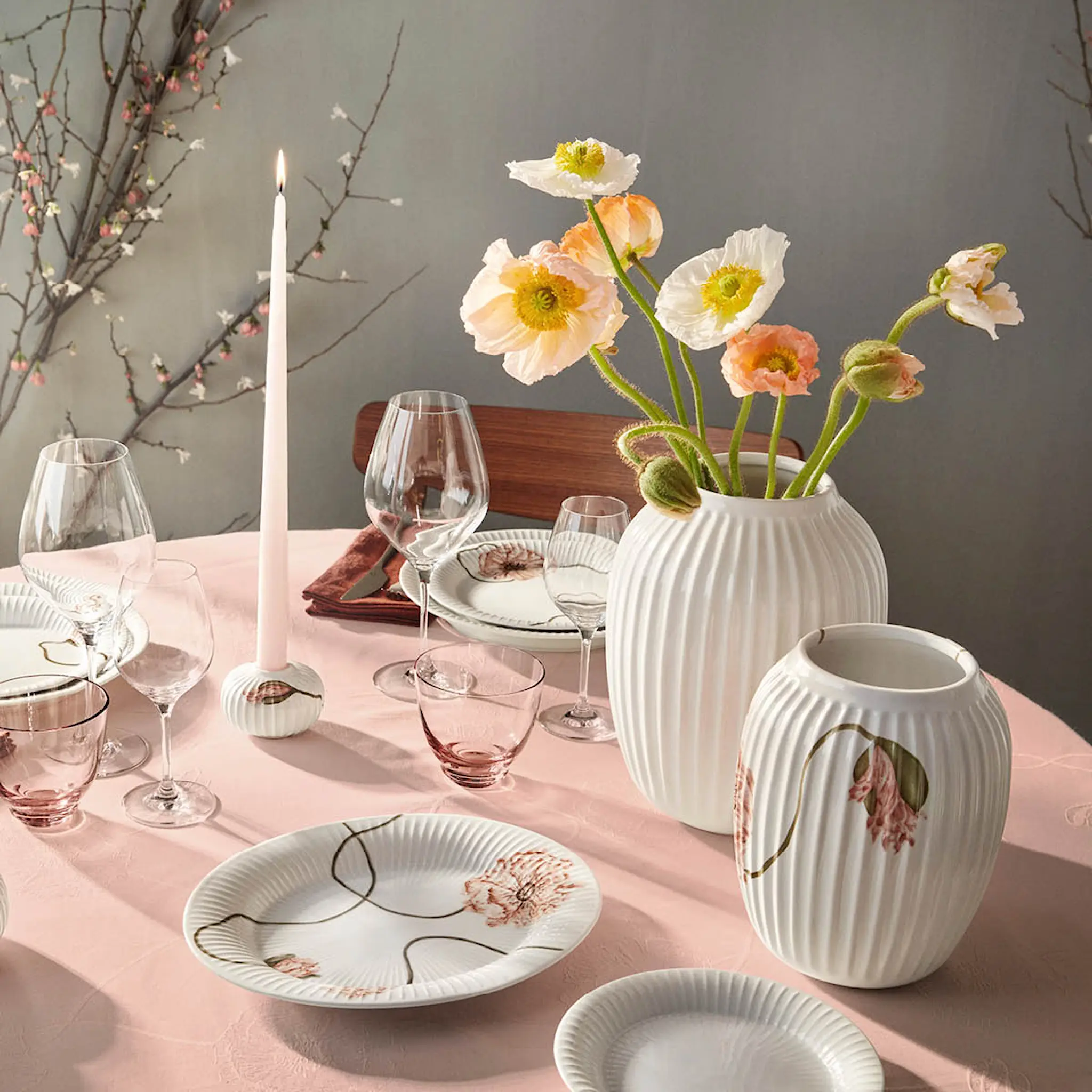 Kähler Hammershøi Poppy Maljakko 21 cm