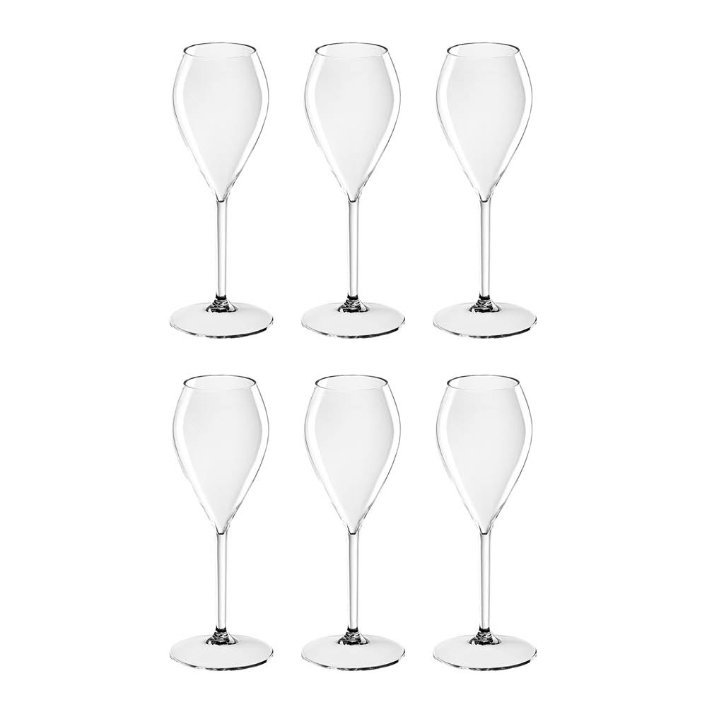 Quattro Lounge Samppanjalasi 24 cl 6 kpl Tritan