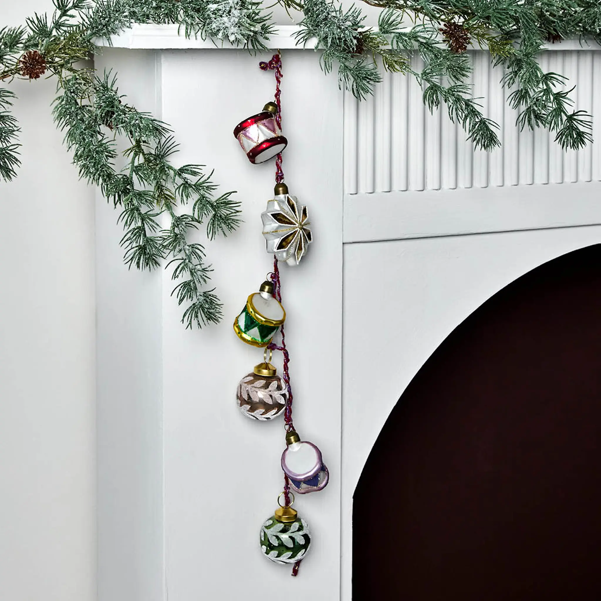 House Doctor Drum Joulukoriste 3 kpl Sininen/Vihreä