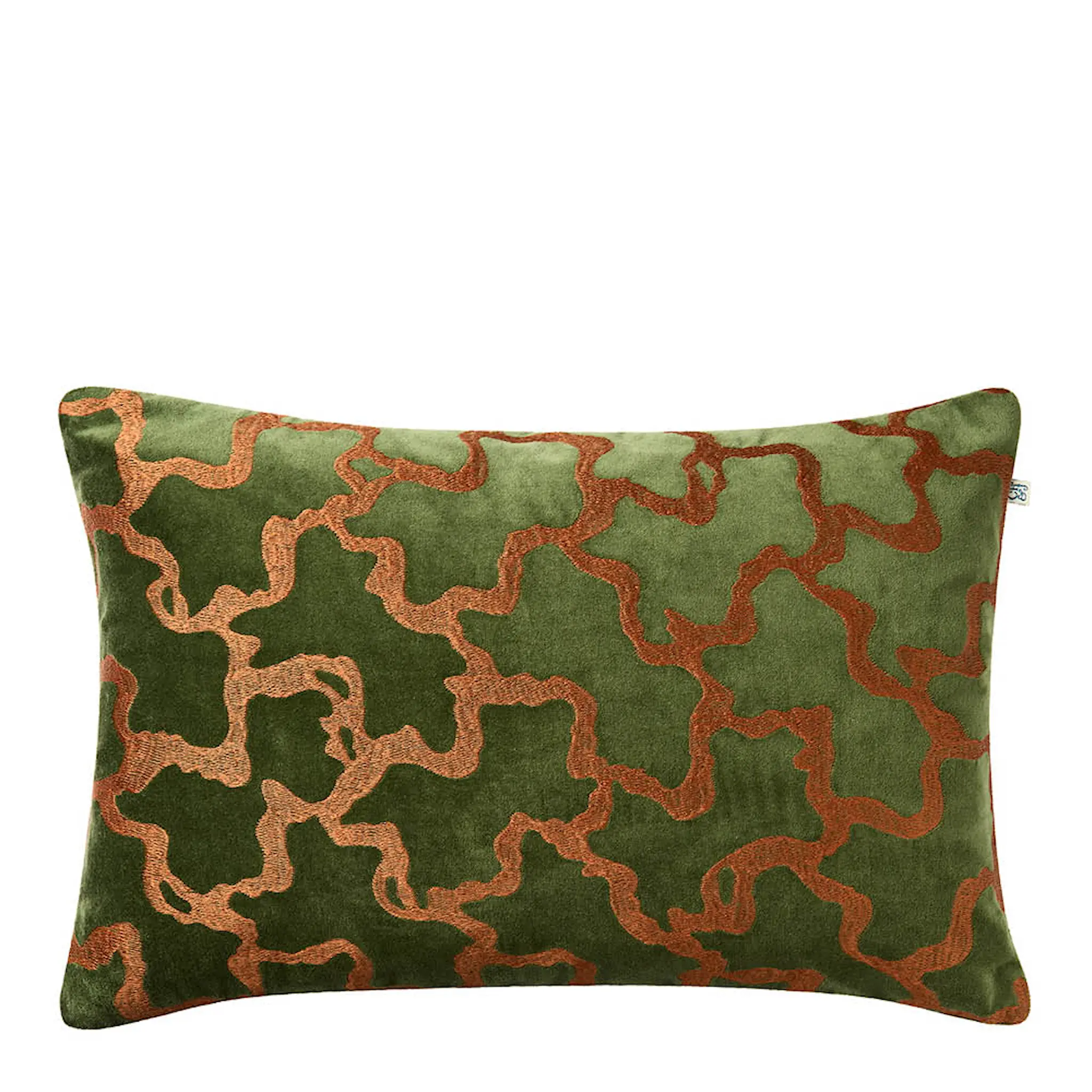 Chhatwal & Jonsson Chand putetrekk velur 40x60 cm Cactus Green/Terracotta