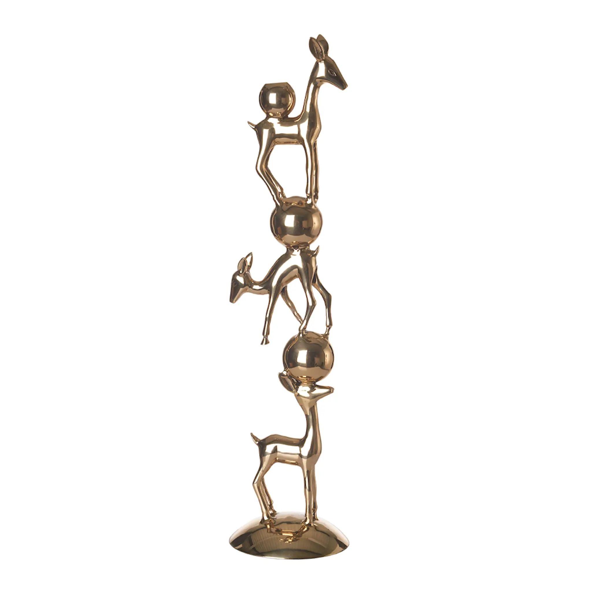 Pols Potten Bambi Ljusstake Mässing 55 cm