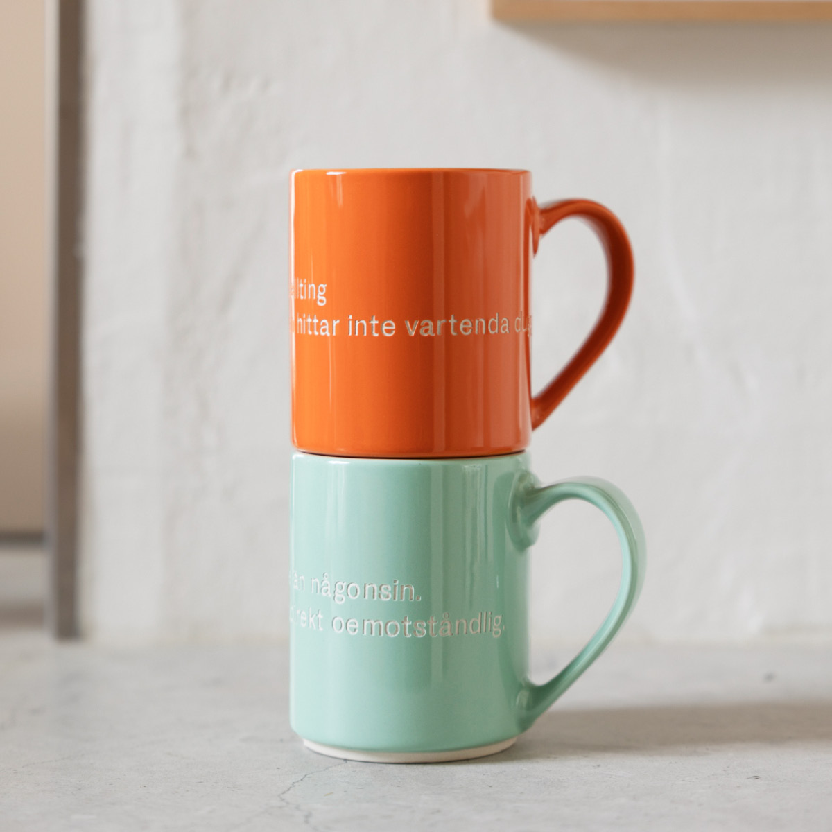 Design House Stockholm Astrid Lindgren Mugg Orange Det är ingen ordning